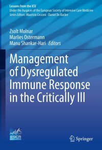 Cover image: Management of Dysregulated Immune Response in the Critically Ill 9783031175718