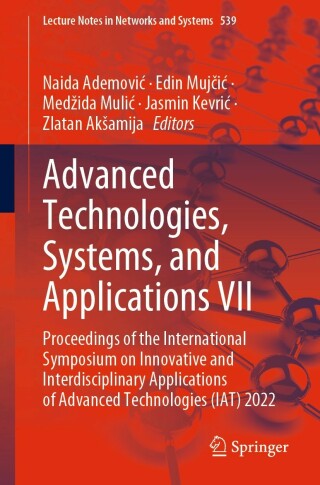 Imagen de portada: Advanced Technologies, Systems, and Applications VII 9783031176968