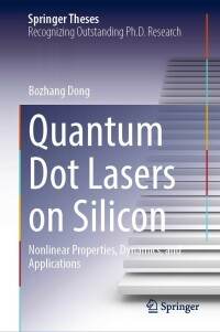 Cover image: Quantum Dot Lasers on Silicon 9783031178269