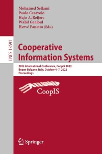 Imagen de portada: Cooperative Information Systems 9783031178337