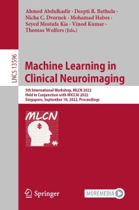 Immagine di copertina: Machine Learning in Clinical Neuroimaging 9783031178986