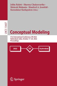 Cover image: Conceptual Modeling 9783031179945