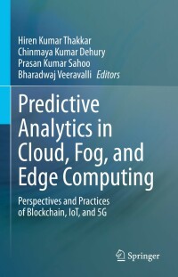 Imagen de portada: Predictive Analytics in Cloud, Fog, and Edge Computing 9783031180330