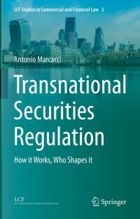 صورة الغلاف: Transnational Securities Regulation 9783031180620