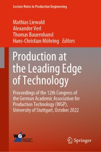 صورة الغلاف: Production at the Leading Edge of Technology 9783031183171