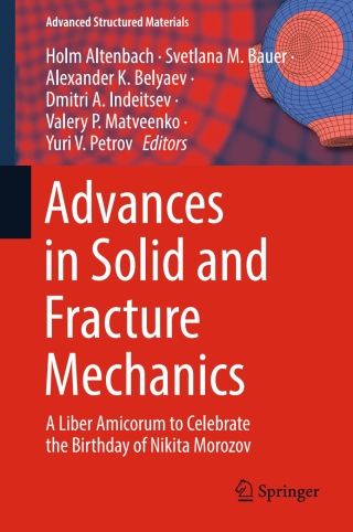 Cover image: Advances in Solid and Fracture Mechanics 9783031183928