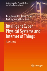 Omslagafbeelding: Intelligent Cyber Physical Systems and Internet of Things 9783031184963