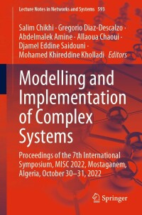 Imagen de portada: Modelling and Implementation of Complex Systems 9783031185151