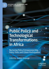 Cover image: Public Policy and Technological Transformations in Africa 9783031187032