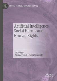 Cover image: Artificial Intelligence, Social Harms and Human Rights 9783031191480