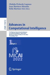 Cover image: Advances in Computational Intelligence 9783031194924