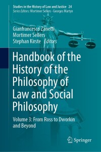 Cover image: Handbook of the History of the Philosophy of Law and Social Philosophy 9783031195495