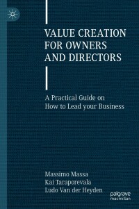 Cover image: Value Creation for Owners and Directors 9783031197253