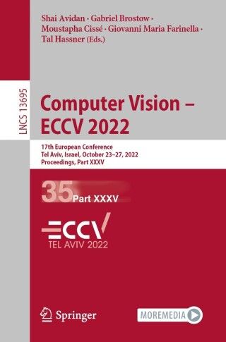 Cover image: Computer Vision – ECCV 2022 9783031198328
