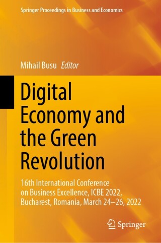 Cover image: Digital Economy and the Green Revolution 9783031198854