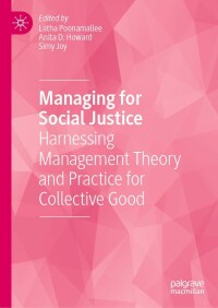 Immagine di copertina: Managing for Social Justice 9783031199707