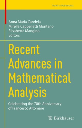 Titelbild: Recent Advances in Mathematical Analysis 9783031200205