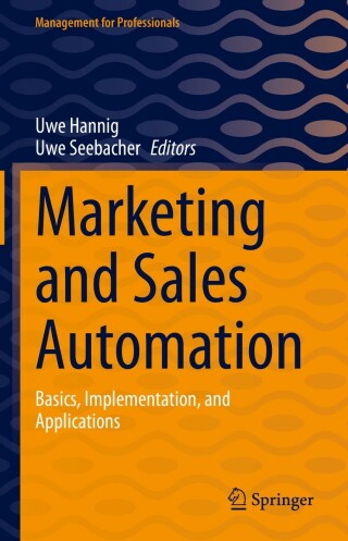 Imagen de portada: Marketing and Sales Automation 9783031200397