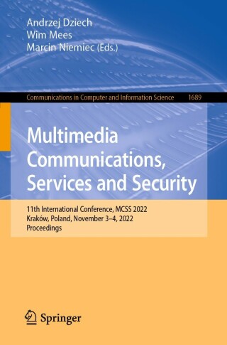 Imagen de portada: Multimedia Communications, Services and Security 9783031202148