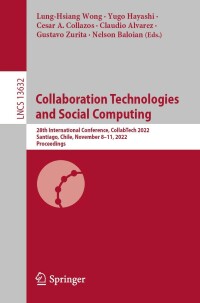 Cover image: Collaboration Technologies and Social Computing 9783031202179