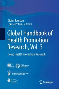 Omslagafbeelding: Global Handbook of Health Promotion Research, Vol. 3 9783031204005