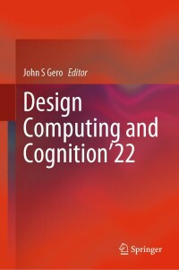 Imagen de portada: Design Computing and Cognition’22 9783031204173