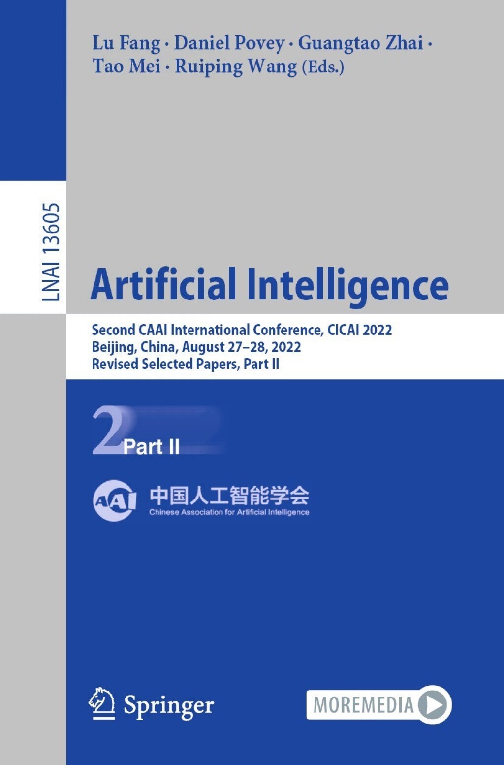 Artificial Intelligence Second CAAI International Conference, CICAI 2022, Beijing, China, August 27–28, 2022, Revised Selected Papers, Part II