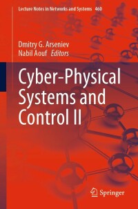 Imagen de portada: Cyber-Physical Systems and Control II 9783031208744