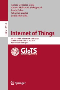 Cover image: Internet of Things 9783031209352