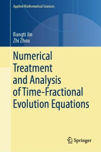 Cover image: Numerical Treatment and Analysis of Time-Fractional Evolution Equations 9783031210495