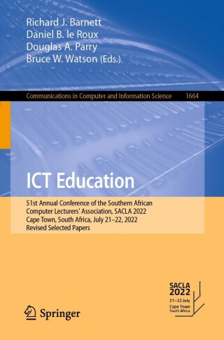 Cover image: ICT Education 9783031210754