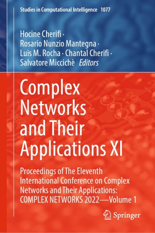 Cover image: Complex Networks and Their Applications XI 9783031211263