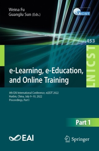 Cover image: e-Learning, e-Education, and Online Training 9783031211607