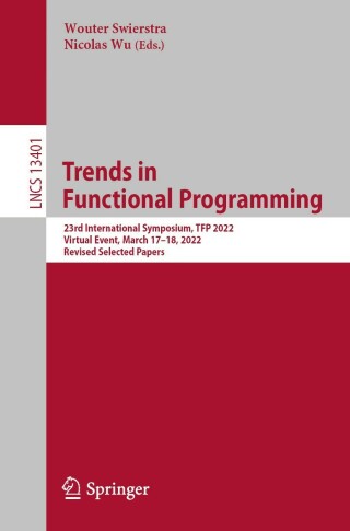Cover image: Trends in Functional Programming 9783031213137