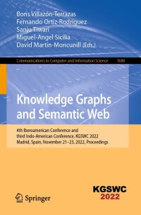 表紙画像: Knowledge Graphs and Semantic Web 9783031214219