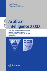 Cover image: Artificial Intelligence XXXIX 9783031214400