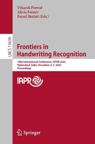 Immagine di copertina: Frontiers in Handwriting Recognition 9783031216473