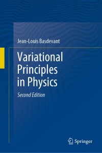 Cover image: Variational Principles in Physics 2nd edition 9783031216916