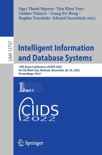 Cover image: Intelligent Information and Database Systems 9783031217425