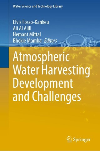 Imagen de portada: Atmospheric Water Harvesting Development and Challenges 9783031217456