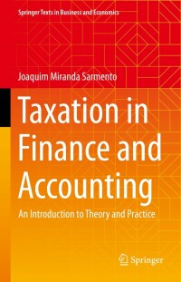 Cover image: Taxation in Finance and Accounting 9783031220968