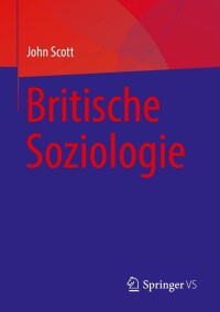 Titelbild: Britische Soziologie 9783031221026