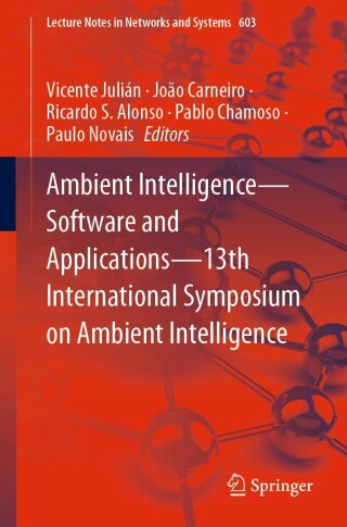 Cover image: Ambient Intelligence—Software and Applications—13th International Symposium on Ambient Intelligence 9783031223556