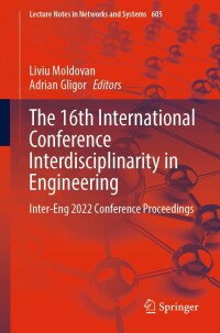 Imagen de portada: The 16th International Conference Interdisciplinarity in Engineering 9783031223747