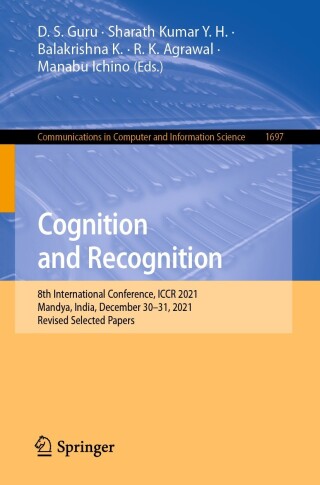 Cover image: Cognition and Recognition 9783031224041