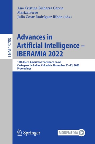 表紙画像: Advances in Artificial Intelligence – IBERAMIA 2022 9783031224188