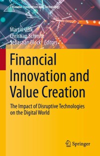 Imagen de portada: Financial Innovation and Value Creation 9783031224256