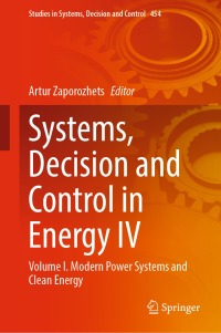 Immagine di copertina: Systems, Decision and Control in Energy IV 9783031224638