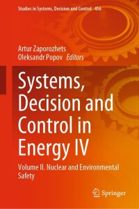 Cover image: Systems, Decision and Control in Energy IV 9783031224997