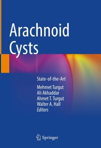 Cover image: Arachnoid Cysts 9783031227004